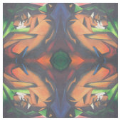 Tiger in geometrischer Art Stil Franz Marc Stoff (Muster)