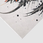 Tiger in Graffiti Art Decoupage Seidenpapier (Detail)