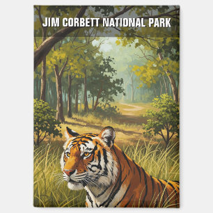 Tiger in Jim Corbett Nationalpark Magnet