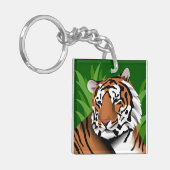 Tiger In Jungle Schlüsselanhänger (Vorderseite links)