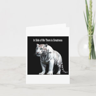 Tiger - In mir gibt es einen Grauticker Karte