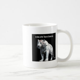 Tiger - In mir steckt Größe Aufkleber Kaffeetasse