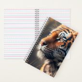 Tiger in Nature Custom 5.5" x 8.5" Spiral Editor Notizblock (Innen)