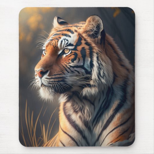 Tiger in Nature Mouse Pad Mousepad (Vorne)