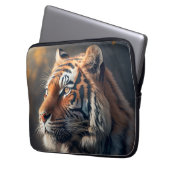 Tiger in Nature Neopren Laptop-Sieb 13 Zoll Laptopschutzhülle (Vorderseite Links)