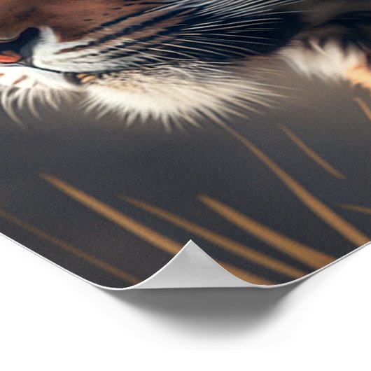 Tiger in Nature Value Poster Paper (Matte) 12" x 1 (Ecke)