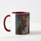 Tiger in Portrait Tasse (Links)