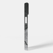 Tiger in Schwarz und Weiß Case-Mate iPhone Hülle (Rückseite / Rechts)