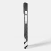 Tiger in Schwarz und Weiß Case-Mate iPhone Hülle (Rückseite / Links)