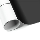 Tiger in Schwarz und Weiß Geschenkpapier (Rolleneckpunkt)