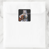 Tiger in the Dark – Minimal Sticker (Tasche)