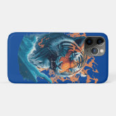 Tiger in Wasser - Für Reisen, Gepäckanhänger Case-Mate iPhone Hülle (Rückseite (Horizontal))