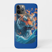 Tiger in Wasser - Für Reisen, Gepäckanhänger Case-Mate iPhone Hülle (Rückseite)