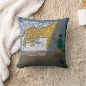 Tiger Indien Kissen (Decke)