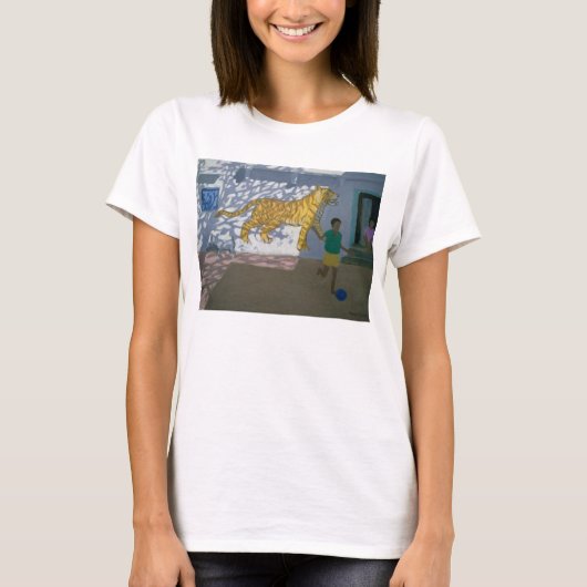 Tiger Indien T-Shirt (Vorderseite)