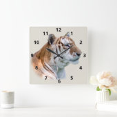 Tiger individuell anpassbare Uhr (Zuhause)