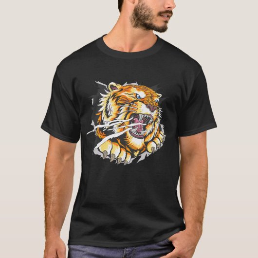 Tiger Inside Graphic T-Shirt (Vorderseite)