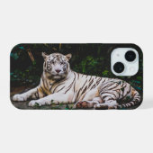 Tiger iPhone 15 Hülle (Rückseite (Horizontal))