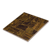 Tiger Iron Gemstone Print Backsplash Keramik Tile Fliese (Seite)