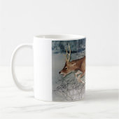 Tiger jagt Hirsche Tasse (Links)