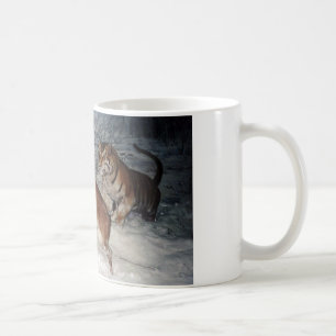 Tiger jagt Hirsche Tasse