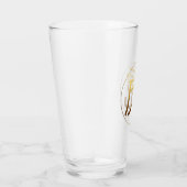 Tiger Jahr Gold Prägung Symbol Glass Cup Glas (Rechts)