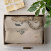 Tiger, Jakuchu Seidenpapier (Geschenk)