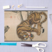 Tiger, Jakuchu Seidenpapier (Handwerk)