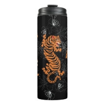 Tiger japanische Art Stil Thermal Tumbler