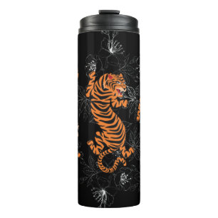 Tiger japanische Art Stil Thermal Tumbler Thermosbecher