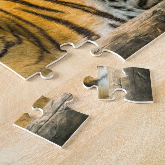 Tiger Jigsaw Puzzle sitzend (Seite)