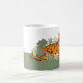 Tiger-Junge-Party, Tierdschungel Kaffeetasse (Mittel)