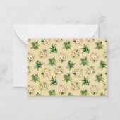 Tiger Jungle Babydusche Kinderbetreuung Mitteilungskarte (Rückseite)