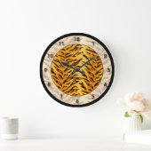 Tiger Jungle Clock Große Wanduhr (Zuhause)