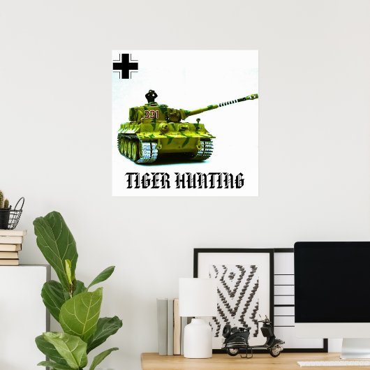 TIGER JUNTING POSTER (Heimbüro)