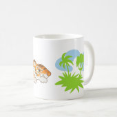 Tiger-Kaffee-Tasse Kaffeetasse (VorderseiteRechts)