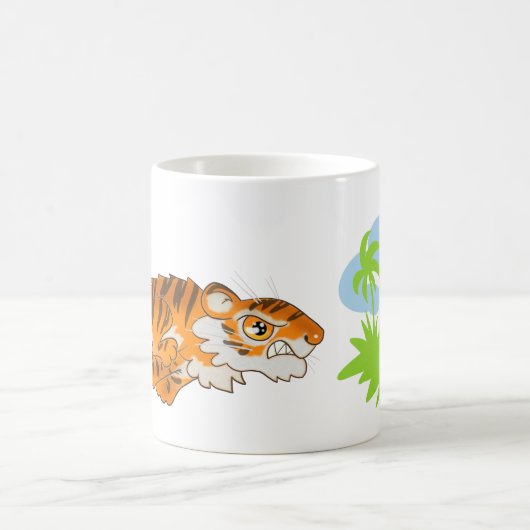 Tiger-Kaffee-Tasse Kaffeetasse (Mittel)