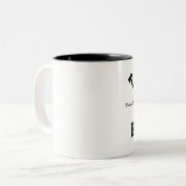 Tiger-Kaffee-Tasse Zweifarbige Tasse (Vorderseite Links)
