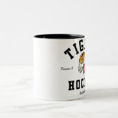 Tiger-Kaffee-Tasse Zweifarbige Tasse (Mittel)