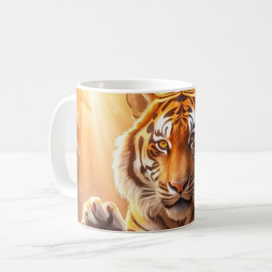 Tiger Kaffeetasse (Vorderseite Links)