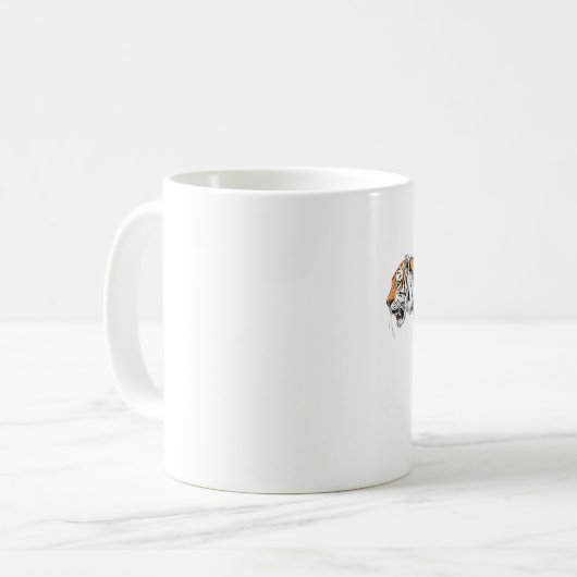 Tiger Kaffeetasse (Vorderseite Links)