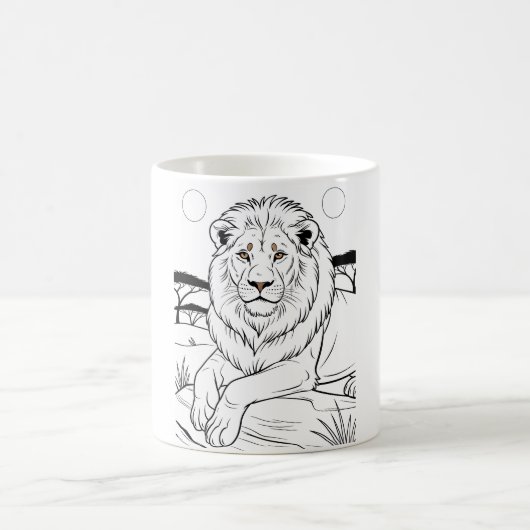 Tiger kaffeetasse (Mittel)