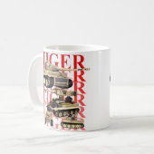 Tiger Kaffeetasse (Vorderseite Links)