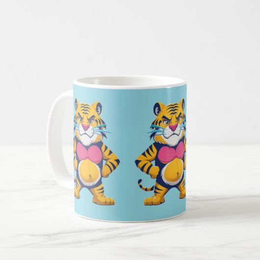 Tiger Kaffeetasse (Vorderseite Links)