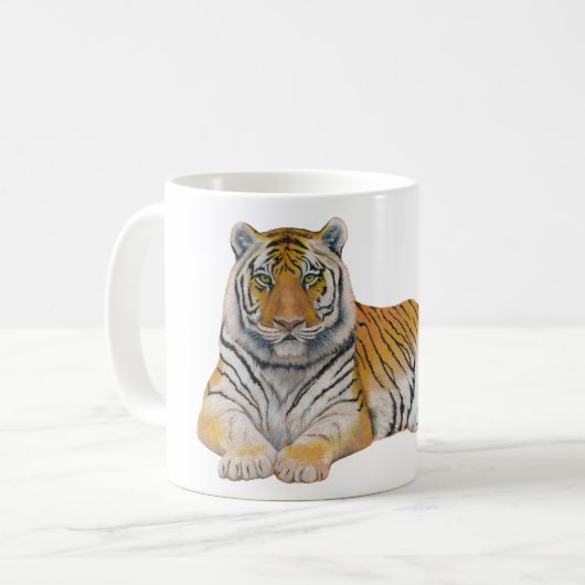 Tiger Kaffeetasse (Vorderseite Links)