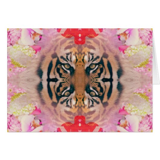 Tiger Kaliedi Digitale Kunst (Vorderseite (Horizontal))