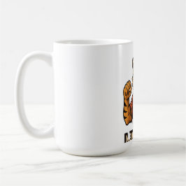 Tiger Kampfsport - Gib niemals auf motivierend Kaffeetasse