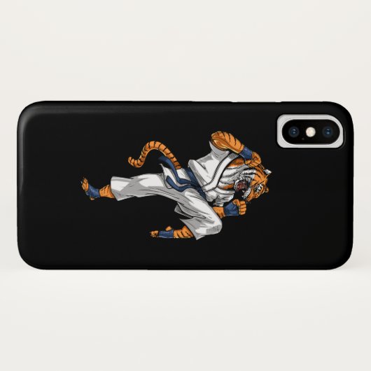 Tiger Karate Case-Mate iPhone Hülle (Rückseite (Horizontal))