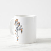 Tiger Karate Kaffeetasse (Vorderseite Links)