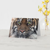 Tiger Karte (Gelbe Blume)